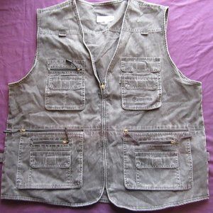 Mens Lodestar Outdoor Fishing Utility Vest Sz XL